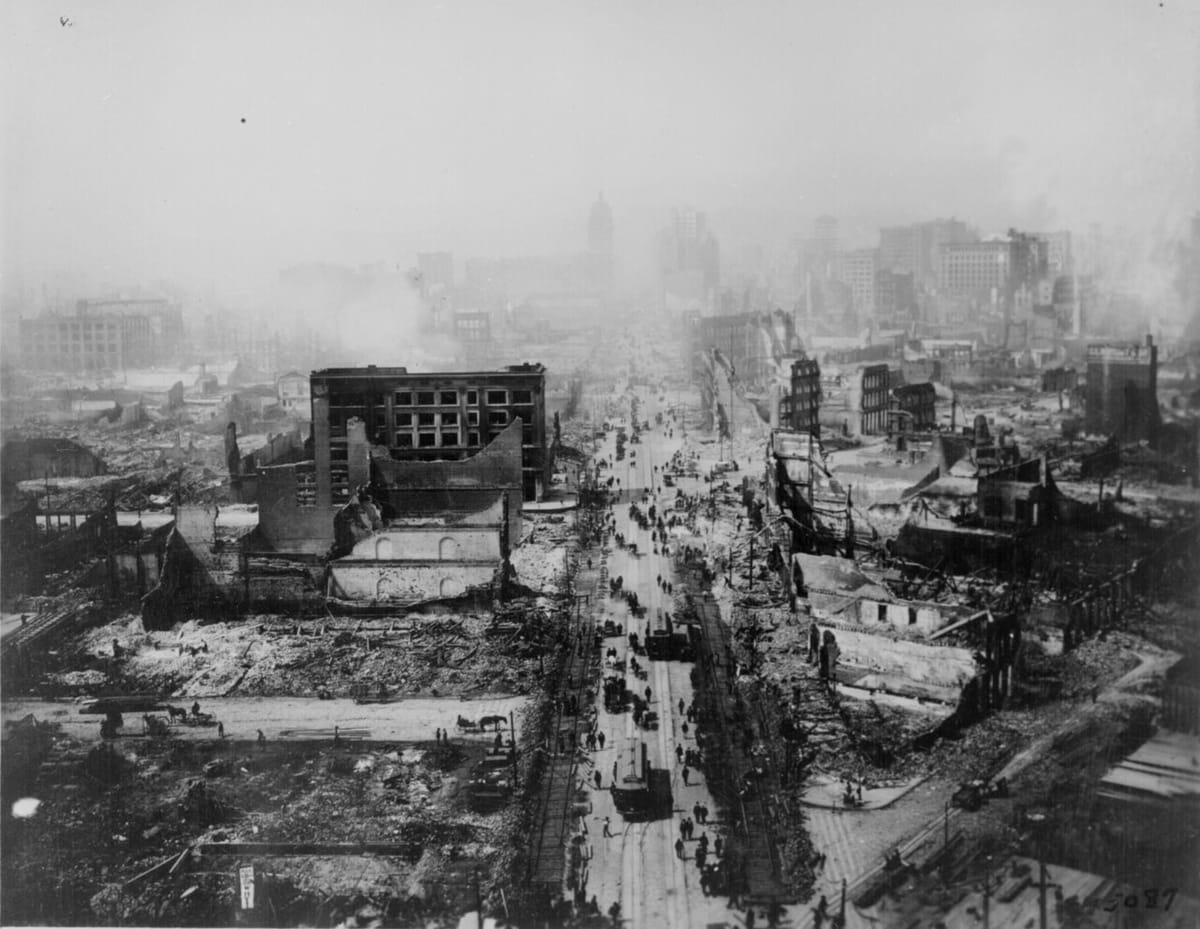 San Francisco, ABD (Kaliforniya) 18 Nisan 1906 depremi (M7.9)